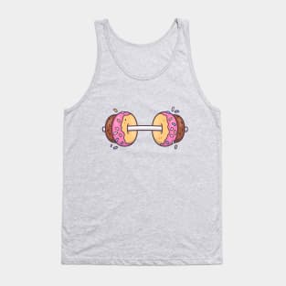 Donuts Barbell Tank Top